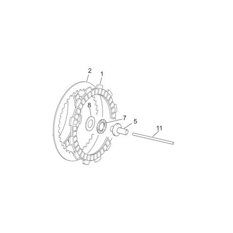 7- CORONA AXIAL AGUJAS AXK 1226A